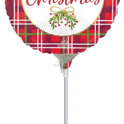 Westcoast Balloon 44904 Christmas Plaid
