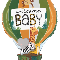 Westcoast Balloon 25224 Jungle Animals Welcome Baby
