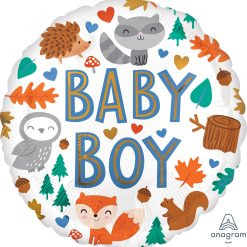 Westcoast Balloon 41649 Baby Boy Woodland Fun