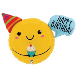 Westcoast Balloon 25288 Birthday Smiley Says