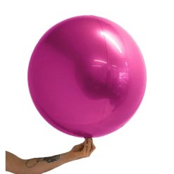Westcoast Balloon 288729 Loon Balls 61Cm (24) Metallic Hot Pink