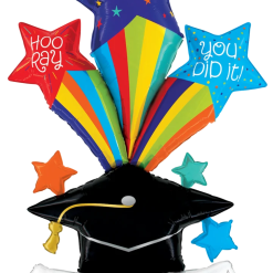 Westcoast Balloon 25265 Special Delivery Grad Bursting Stars