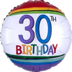 Westcoast Balloon 34434 Rainbow Birthday 30