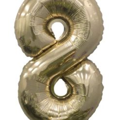 Westcoast Balloon 55445 Ellie'S Glazed Gold Number 8 32In