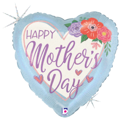 Westcoast Balloon 26342 Blue Mother'S Day Floral