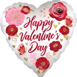 Westcoast Balloon 43696 HVD Satin Painted Flowers