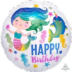 Westcoast Balloon 38554 Colorful Ocean Fun HBD