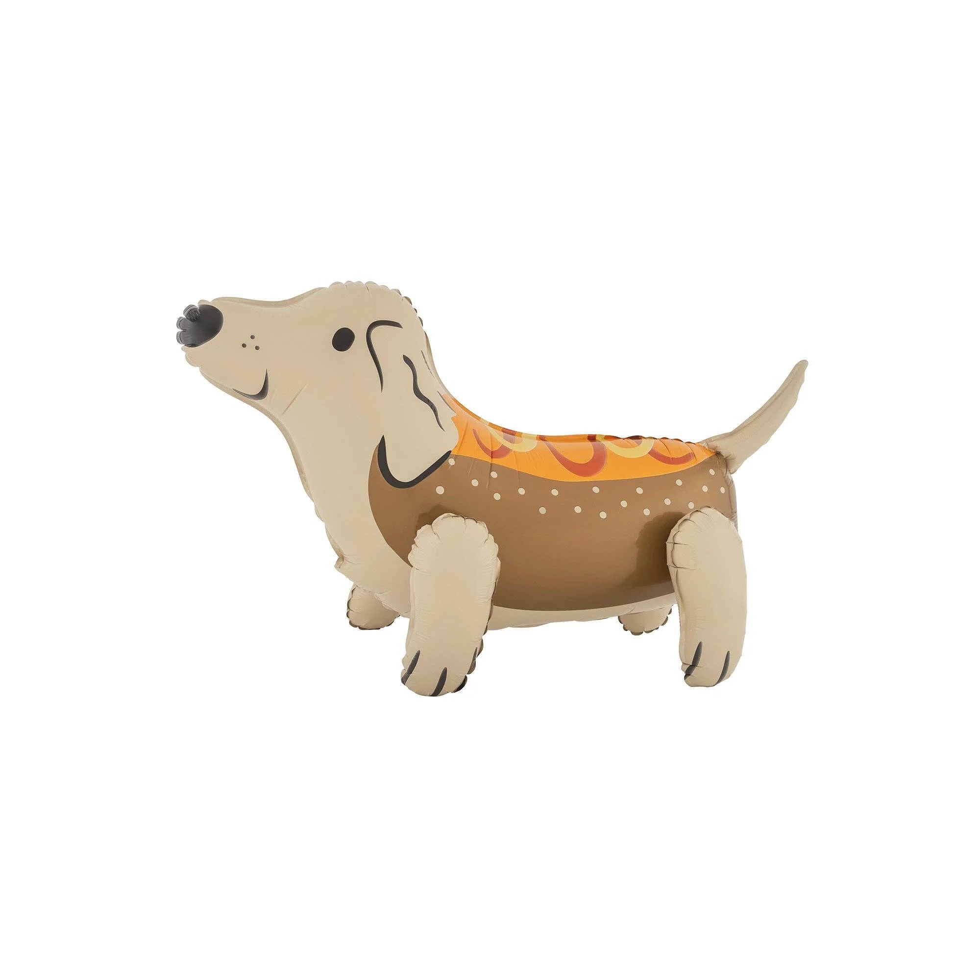 Westcoast Balloon Trick Or Treat Street Hot Dog Dachshund Mylar Balloon