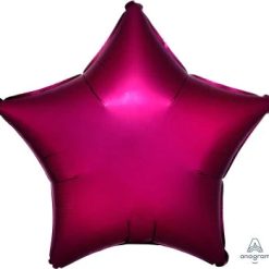 Westcoast Balloon 36829 Satin Luxe Pomegranate Star