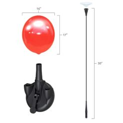 Alternative view of Westcoast Balloon BalloonBobber 1-Balloon Suction Cup Kit