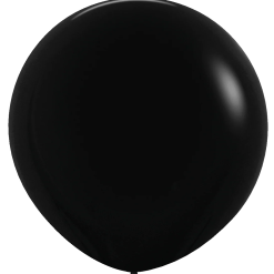 Westcoast Balloon 151946 Fashion Black 24 Round (1Ct)