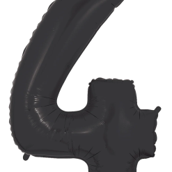 Westcoast Balloon 15844 Megaloons Number 4 Black