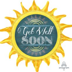 Westcoast Balloon 29005 Chalkboard Sun Get Well