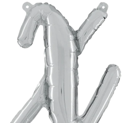 Westcoast Balloon 34724SP Script Letter X Silver