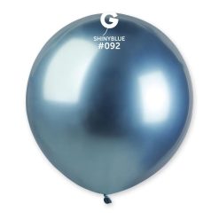 Westcoast Balloon 159257 Gemar Shiny Blue 19 Round (25Ct)