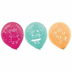 Westcoast Balloon 112626 Peppa Pig Confetti Party Assortment 11 Round