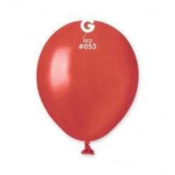 Westcoast Balloon 055313 Gemar Metallic Red 5 Round (100Ct)