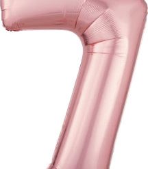 Westcoast Balloon 36218 SuperShape Number 7 Rose Gold