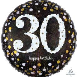 Westcoast Balloon 32129 Sparkling Birthday 30