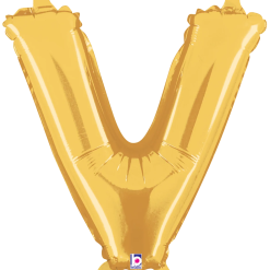Westcoast Balloon 34923GP Letter V Gold 14In