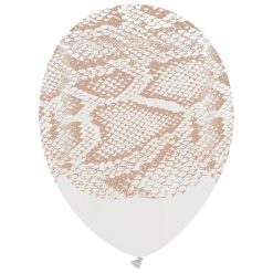 Westcoast Balloon 58253 BCT White Snake 13 Round (50Ct)