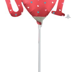 Alternative view of Westcoast Balloon 38882 Satin Infused I Heart You