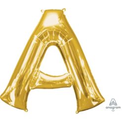 Westcoast Balloon 32947 Letter A Gold