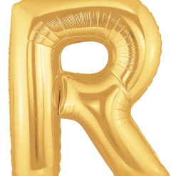 Westcoast Balloon 15918GP Megaloons Letter R Gold