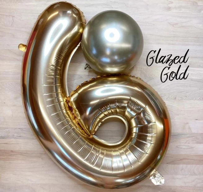 Westcoast Balloon 55438 Ellie'S Glazed Gold Number 1 32In - Image 2