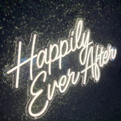 Alternative view of Westcoast Balloon Happily Ever After Neon Sign Rental