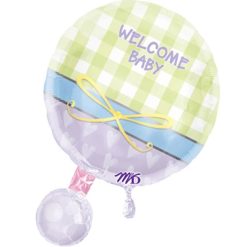 Westcoast Balloon 12576 Personalize It! Baby Rattle