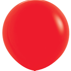 Westcoast Balloon 151649 Fashion Red 24 Round (1Ct)