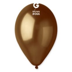 Westcoast Balloon 116601 Gemar Metallic Brown 11-12 Round (50Ct)