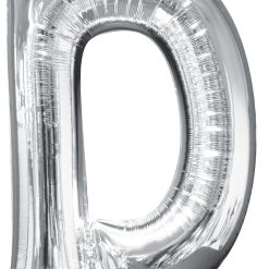 Westcoast Balloon 32952 Letter D Silver