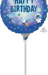 Westcoast Balloon 41311 Iridescent Birthday Outer Space