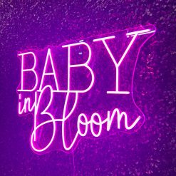 Alternative view of Westcoast Balloon Baby In Bloom Pink Neon Sign Rental