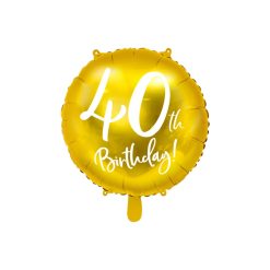 Westcoast Balloon FB24M 40Th Birthday