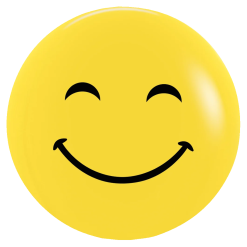 Westcoast Balloon 51313 Smiley Top Print 5 Round (100Ct)
