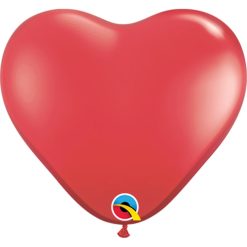 Westcoast Balloon 43647 Ruby Red 6 Heart (100Ct)