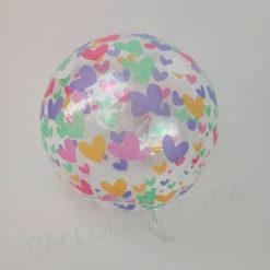 Westcoast Balloon 20 Hearts Bubble Balloon