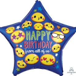Westcoast Balloon 35569 Happy BD From All Of Us, Bulk