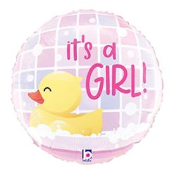 Westcoast Balloon 22545 It'S A Girl Rubber Ducky