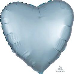 Westcoast Balloon 39911 Satin Luxe Pastel Blue Heart