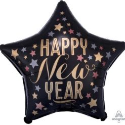Westcoast Balloon 38324 Satin New Year
