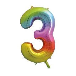 Westcoast Balloon 56803 Number 3 Rainbow
