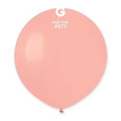 Westcoast Balloon 157352 Gemar Macaron Baby Pink 19 Round (25Ct)