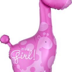 Westcoast Balloon 25181 Safari Baby Girl Giraffe
