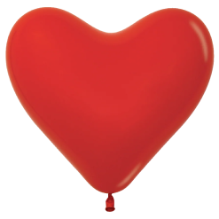 Westcoast Balloon 623153 Fashion Red 6 Heart (50Ct)