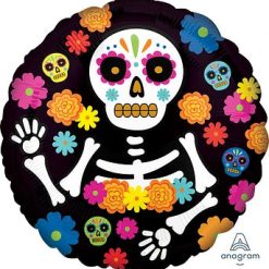 Westcoast Balloon 39997 Day Of The Dead Skeleton