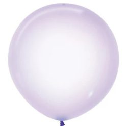 Westcoast Balloon 59196 Crystal Pastel Lilac 24 Round (1Ct)